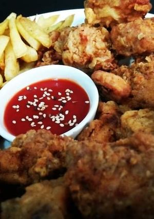 A picture of Chicken Broast 🐔🍗🍟.