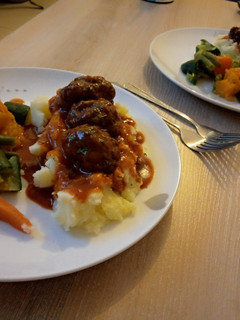 A picture of Wine Grizzled mince balls.