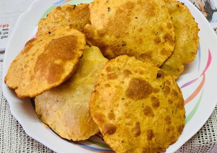 Recipe of Homemade Masala poori