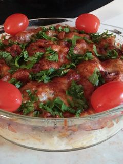 Sajtos nokedli, pirított császárszalonnával és hagymával recept fotója