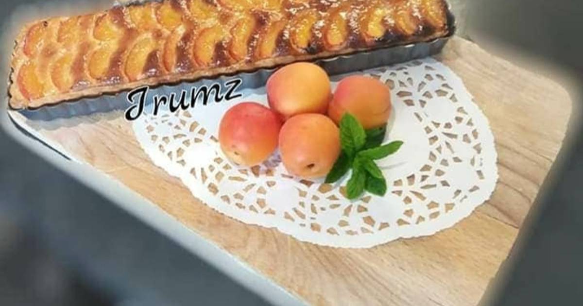 🍑🍰Apricot Frangipane Tart🍰🍑 Recipe by Irum Zaidi Home Cooking Cookpad