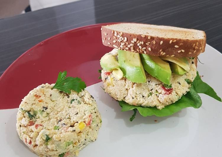 Atún vegano de garbanzo