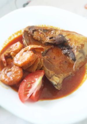 Foto resep Gulai ikan+udang anti galau