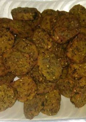 A picture of Coriander frittters.