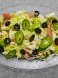 Ensalada de col rizada y lechuga