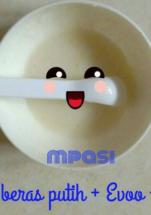Foto resep Bubur beras putih #day 3 - MPASI