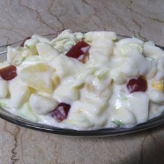 A picture of Vegetables cream salad.