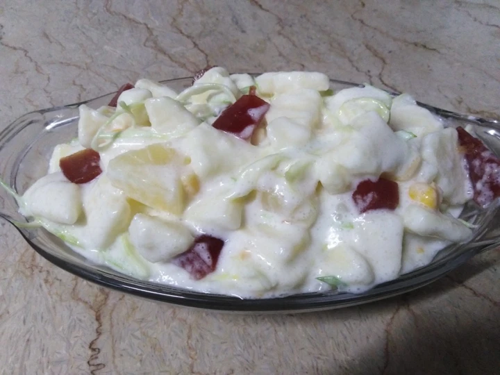 Easy Way Make Recipe Vegetables cream salad that is Delicious, Delicious}