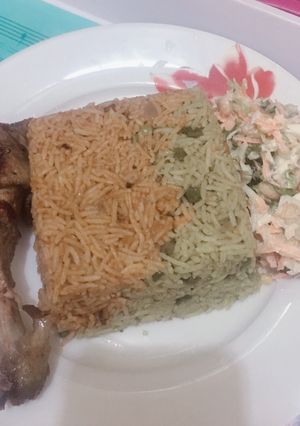 A picture of Fried / jollof Basmati rice.