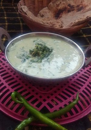 खान्देशी पध्दतीने मेथीची रस्सा भाजी (khandeshi methichi bhaji recipe in marathi) रेसिपी चे मुख्य फोटो 