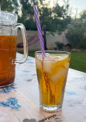 Φωτογραφία της συνταγής Παγωμένο τσάι με μέλι και λεμόνι