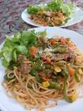 สปาเก็ตตี้พริกหวาน
