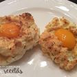 Nubes de huevo, parmesano y cebollino
