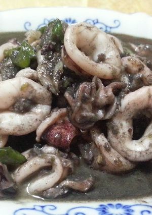 Foto resep Cumi masak itam