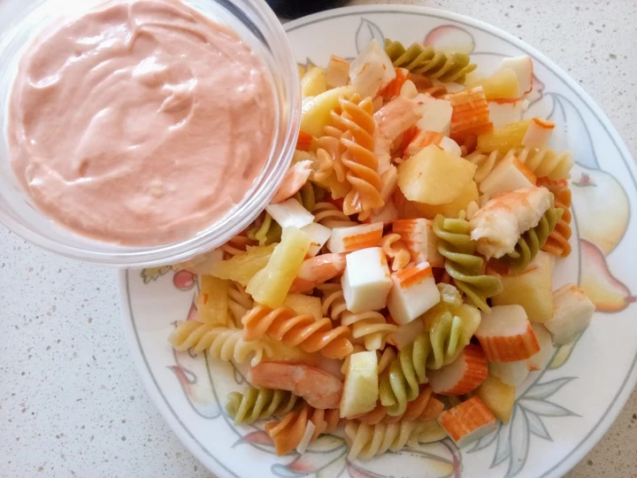 Manera fácil Preparar Ensalada de pasta de colores  que Delicioso