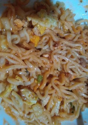 Foto resep Mi goreng saos pedas