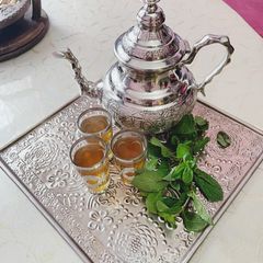 A picture of Moroccan Mint Tea.