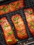Salmão Glaceado na Air Fryer