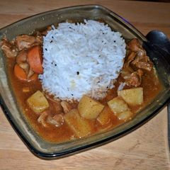A picture of Chicken Curry Stew Instant Pot IP.