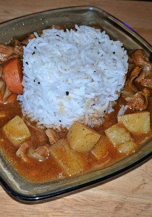 A picture of Chicken Curry Stew Instant Pot IP.