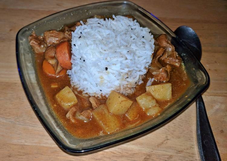 Simple Way to Prepare Perfect Chicken Curry Stew Instant Pot IP