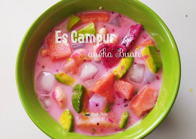 Resep Es Campur Aneka Buah Oleh Noviana Sari Cookpad