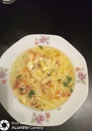 O poză a rețetei Ciorbă de păstăi galbene.