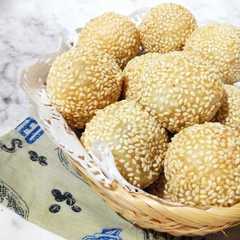 รูปของ Onde-onde isi kacang ijo tanpa kentang
