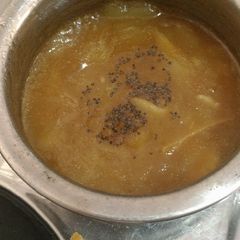 A picture of Raw mango sweet pachadi.