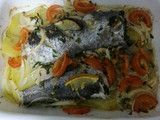 Merluza al horno