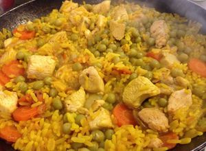 Una foto de Arroz a la valenciana