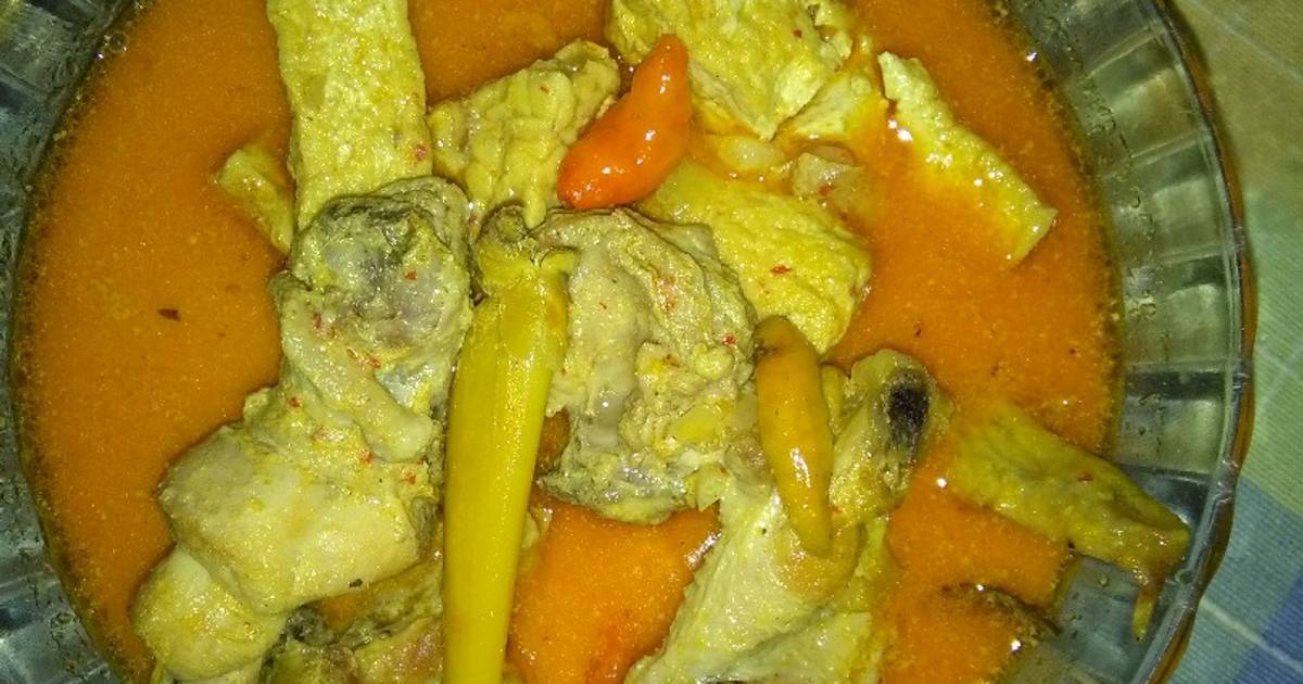  Resep  Kare  ayam  tahu  tempe oleh Pressy Boman Chintya Cookpad