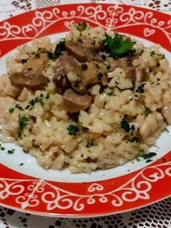 O poză a rețetei Risotto cu hribi.