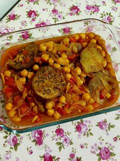 عکسی از دستور 🇱🇧 مسقعه بادمجان لبنانی (Lebenese moussaka) (وگان 🌿)