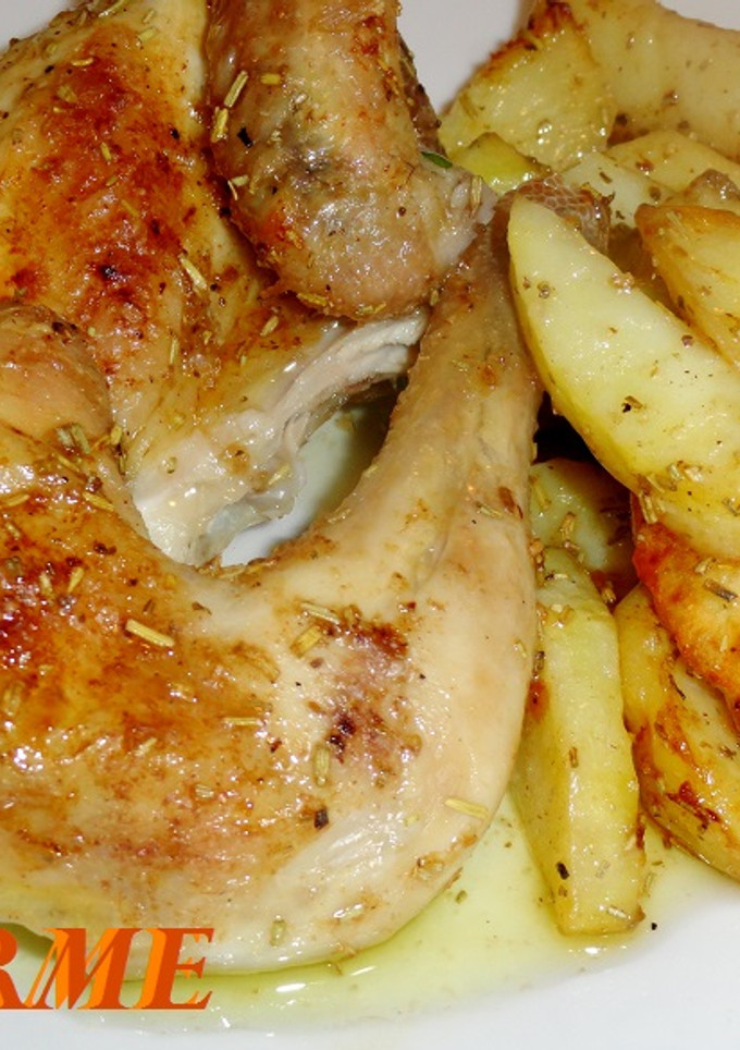 Una foto de Pollo picantón a la canela
