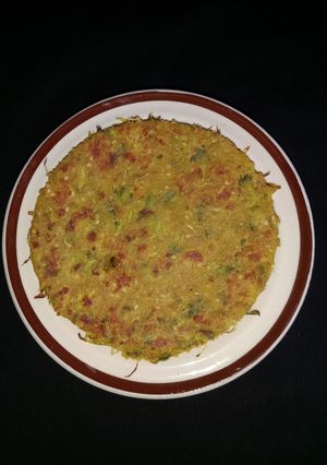 A picture of Lauki Thepla.