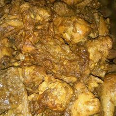 A picture of Wet fry chicken.