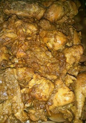 A picture of Wet fry chicken.