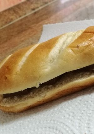 Una foto de Deconstrucción de bocadillo con chocolate