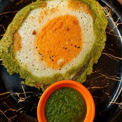 A picture of Tiranga dosa.