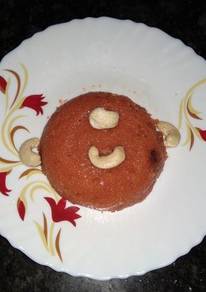 A picture of Banana kesari.