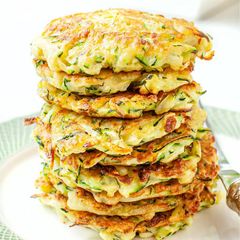A picture of Zucchini fritters.