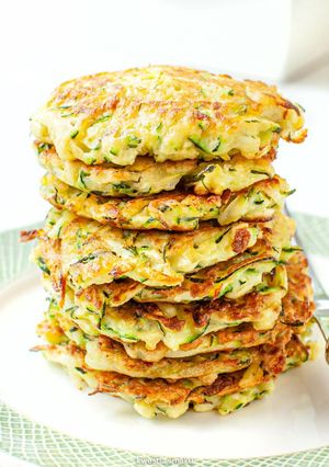 A picture of Zucchini fritters.