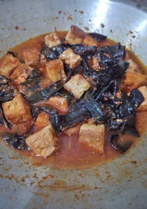Foto resep Tumis Jamur Kuping Hitam Tahu + Sarden