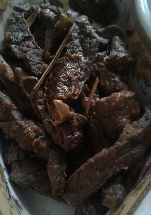 Foto resep Paru bumbu rabeg/iris