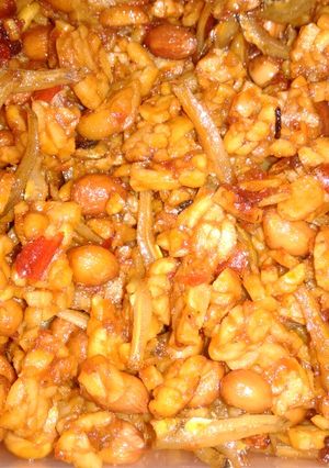Foto resep Kering tempe kacang