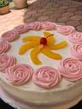 Pastel tres leches de durazno