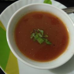 A picture of Tomato soup.