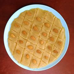 Almond burfi A picture of Almond burfi.