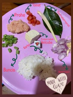 Foto resep Mpasi 4 bintang 6month-Bubur ayam tahu sayur